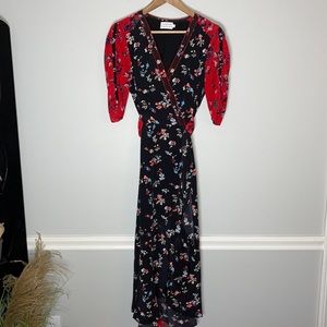 Tanya Taylor Silk Blair Floral Dress 8